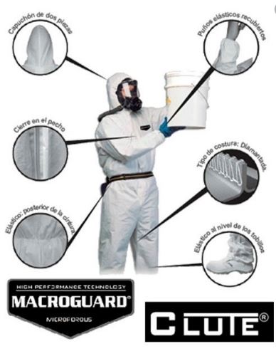 TRAJE TYVEK MACROGUARD CLUTE